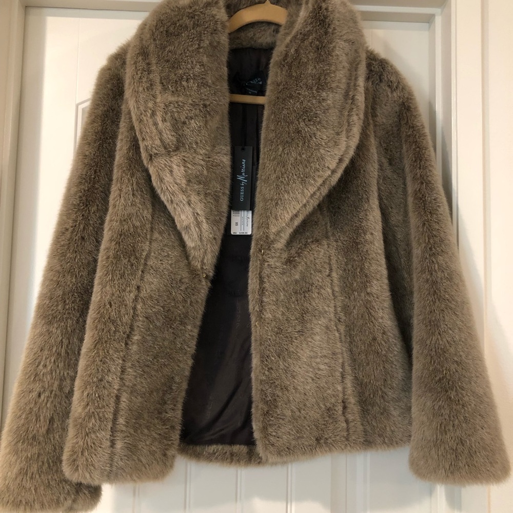 Marciano by guess faux fur coat